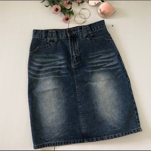 DENIM SKIRT